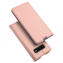 Dux Ducis Skin Pro flip cover tok Samsung Galaxy S10 Plus - rózsaszín-arany