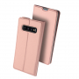 Dux Ducis Skin Pro flip cover tok Samsung Galaxy S10 Plus - rózsaszín-arany