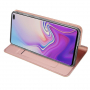 Dux Ducis Skin Pro flip cover tok Samsung Galaxy S10 Plus - rózsaszín-arany