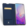 Dux Ducis Skin Pro flip cover tok Samsung Galaxy S10 - sötétkék