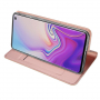 Dux Ducis Skin Pro flip cover tok Samsung Galaxy S10 - rózsaszín-arany