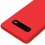 Szilikon tok Liquid Samsung Galaxy S10 Plus - piros
