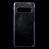 Gumírozott matt tok Samsung Galaxy S10 - transzparens