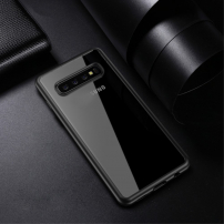 Ipaky transzparens műanyag tok Samsung Galaxy S10 - fekete