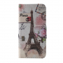 Flip cover tok - Eiffel torony - Samsung Galaxy S10 Plus - antikrózsaszín