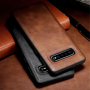 X-Level tok műbőr felülettel Samsung Galaxy S10 - barna