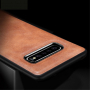 X-Level tok műbőr felülettel Samsung Galaxy S10 - barna