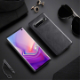 X-Level tok műbőr felülettel Samsung Galaxy S10 - fekete