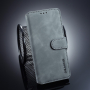 DG.Ming bőr flip cover tok Samsung Galaxy S10 Plus - szürke