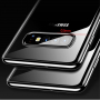 X-Level átlátszó műanyag tok kerettel Samsung Galaxy S10 - fekete