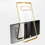 X-Level átlátszó műanyag tok kerettel Samsung Galaxy S10 - arany