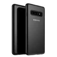 Ipaky műanyag és plexi tok Samsung Galaxy S10 Plus - fekete