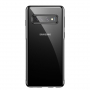 Baseus műanyag átlátszó tok kerettel Samsung Galaxy S10 Plus - fekete