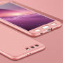 Matt egész telefonos tok Honor 9 - rózsaszín-arany