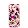 Műanyag tok - virágok - Huawei P20 Lite - transzparens