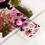 Műanyag tok - virágok - Huawei P20 Lite - transzparens