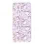 Műanyag tok - egyszarvúak - Huawei P20 Pro - transzparens