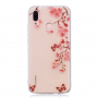 Műanyag tok - sakura virágok - Huawei P20 Lite - transzparens