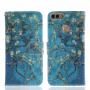 Flip cover tok - mandulafa - Huawei P Smart - kék