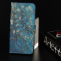 Flip cover tok - mandulafa - Huawei P Smart - kék