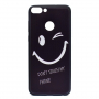 Műanyag tok - Smile - Huawei P Smart - fekete