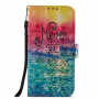 Flip cover tok - Never stop dreaming - Huawei Y7 Prime (2018) - színes
