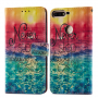Flip cover tok - Never stop dreaming - Huawei Y7 Prime (2018) - színes