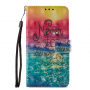 Flip cover tok - Never stop dreaming - Huawei P20 Lite - színes