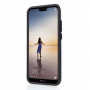 Műanyag tok csiszolt textúrával Huawei P20 Lite - ezüst