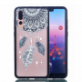 Műanyag dombornyomott tok - állomfogó- Huawei P20 Pro - transzparens