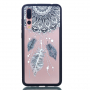 Műanyag dombornyomott tok - állomfogó- Huawei P20 Pro - transzparens