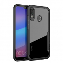 Ipaky átlátszó tok kerettel Huawei P20 Lite - fekete