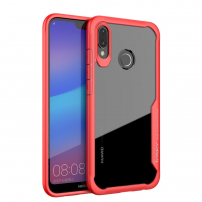 Ipaky átlátszó tok kerettel Huawei P20 Lite - piros