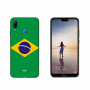 Nxe műanyag tok - Brazília zászlaja - Huawei P20 Lite