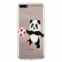 Műanyag tok - panda - Huawei Y7 Prime (2018) - transzparens