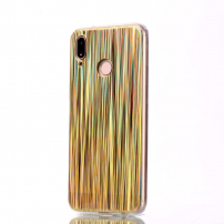 Műanyag tok - lézersugarak - Huawei P20 Lite - arany