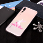 Műanyag tok - nyuszi és virágok - Huawei P20 Pro - transzparens