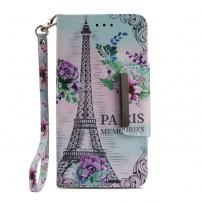 Flip cover tok - Eiffel torony - Huawei Y5 (2018) - színes