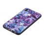 Műanyag tok - márvány - Huawei P20 Lite - lila