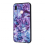 Műanyag tok - márvány - Huawei P20 Lite - lila
