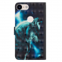 Flip cover tok - farkas - Google Pixel 3XL - fekete