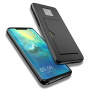 Dux Ducis műbőr tok kártyatároló rekesszel Huawei Mate 20 - fekete