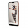 Műanyag tok mozgó homokkal - nő ruhában - Huawei P20 Pro - színes