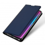 Dux Ducis Skin Pro flip cover tok Honor 10 Lite - sötétkék