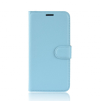 Flip cover tok bőr textúrával Huawei P30 - kék