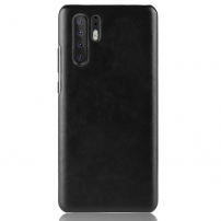 Bőr tok Huawei P30 - fekete