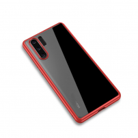 Ipaky átlátszó tok kerettel Huawei P30 - piros