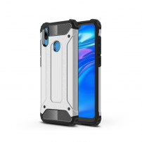 Szuper tartós Armor tok Huawei Y7 (2019) - ezüst