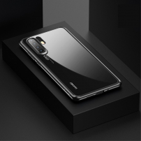 Usams Mant átlátszó tok kerettel Huawei P30 - fekete
