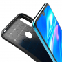 Műanyag tok karbon textúrával Huawei Y7 (2019) - fekete